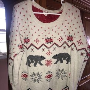 Polar bear Christmas sweater